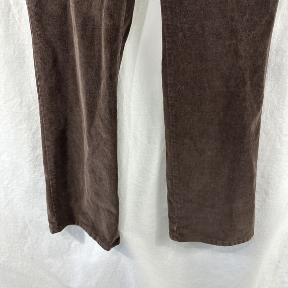 St. Johns Bay Brown Cord Corduroy Bootcut Pants Womens Size 8 Academia Fall - Picture 5 of 9